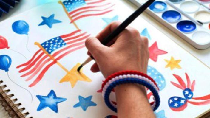 Red, White, and You: Miniature Art Show