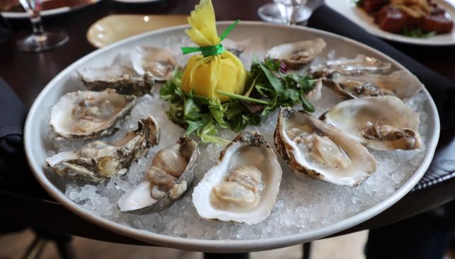 Oysters on the Half Shell at Chesapeake Restaurant