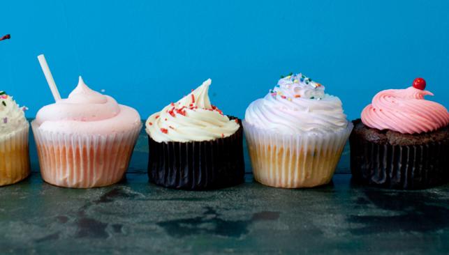 Tray of Cupcakes