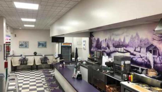 The interior of Creek Grill at Lawrence Pharmacy