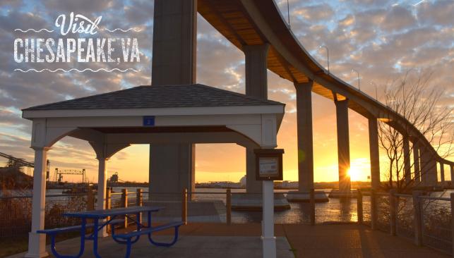 Elizabeth River Park sunset puzzle photo