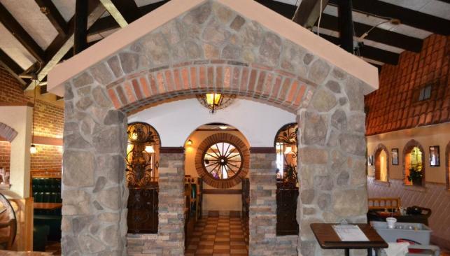 The interior seating of Rancho Grande