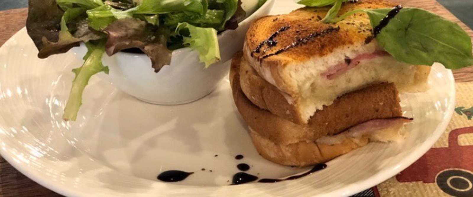 Panini and Salad Hickory Trading Coffee Bistro