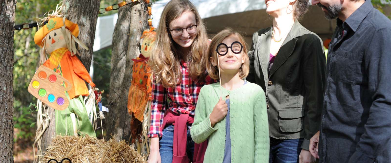 Family At A Fall Event In Chesapeake