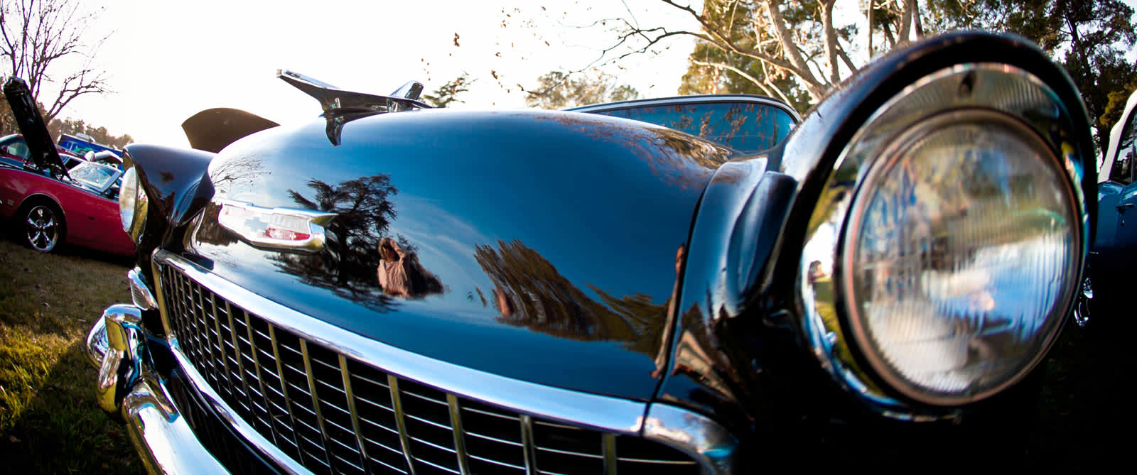 Classic Antique Car at the fall festival and car show in Chesapeake, VA