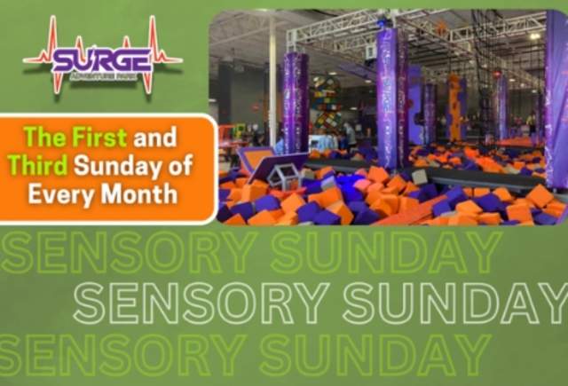 Sensory Sunday at Surge Adventure Park