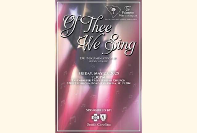 The Palmetto Mastersingers "Of Thee We Sing" Spring Concert 2025