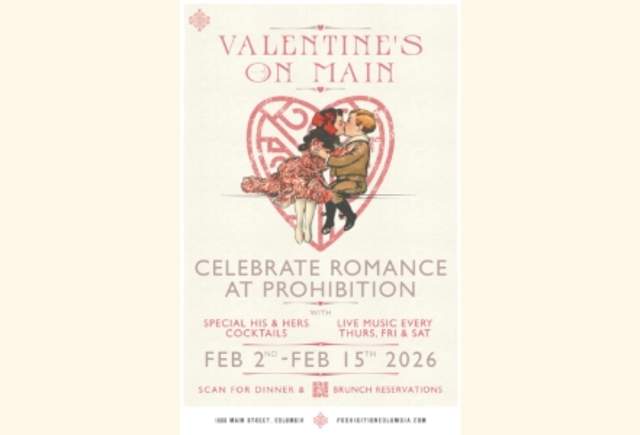 Valentine’s on Main at Prohibition