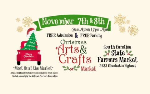 2026 Midlands Christmas Arts & Crafts Market Graphic