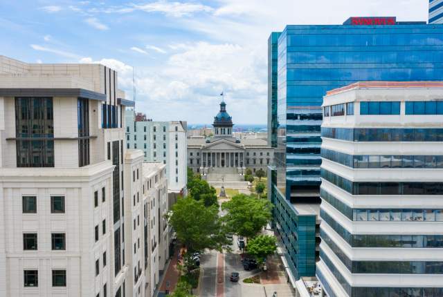 View of the SC State House from Main Street