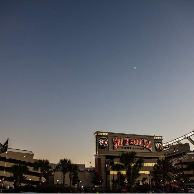 Williams Brice Football Stadium at Dusk