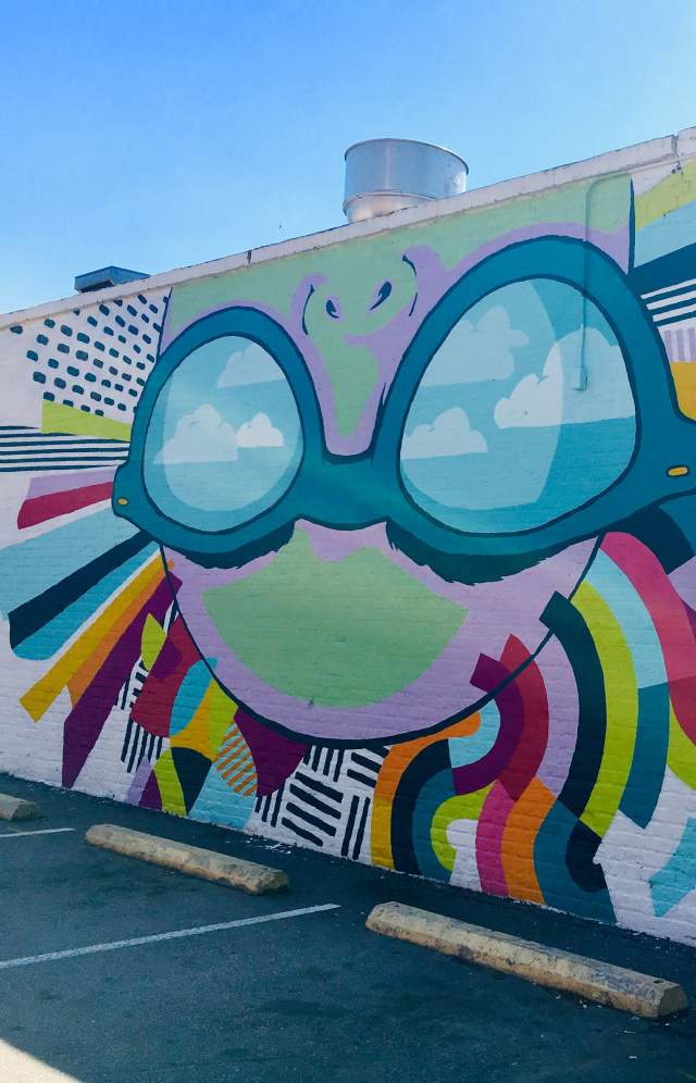 Cait Maloney Mural in the Vista Neighborhood of Columbia SC