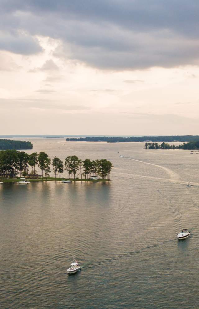 Lake Murray aerial shot