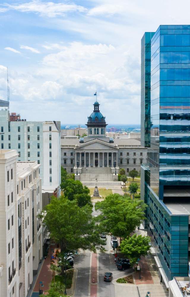 View of the SC State House from Main Street
