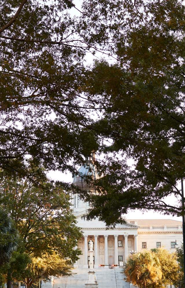 Main Street Cityscape in Downtown Columbia