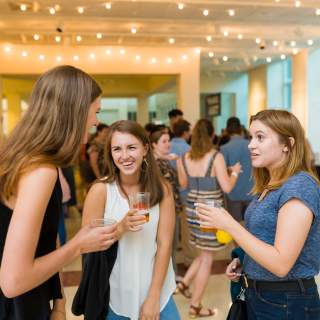 Friends Talking at CMA