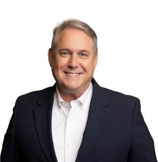 Rick Lackland headshot with transparent background.