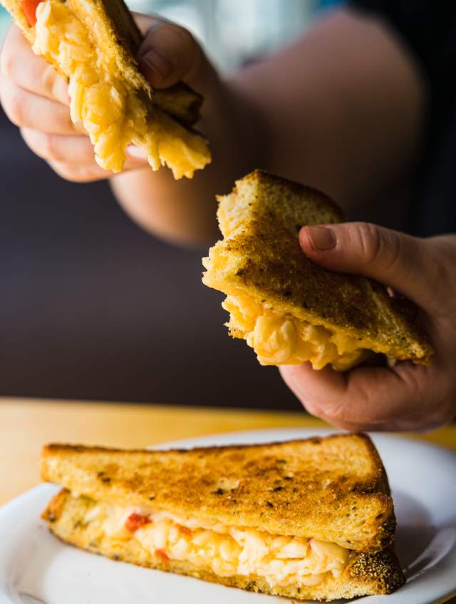 Grilled pimento cheese sandwich