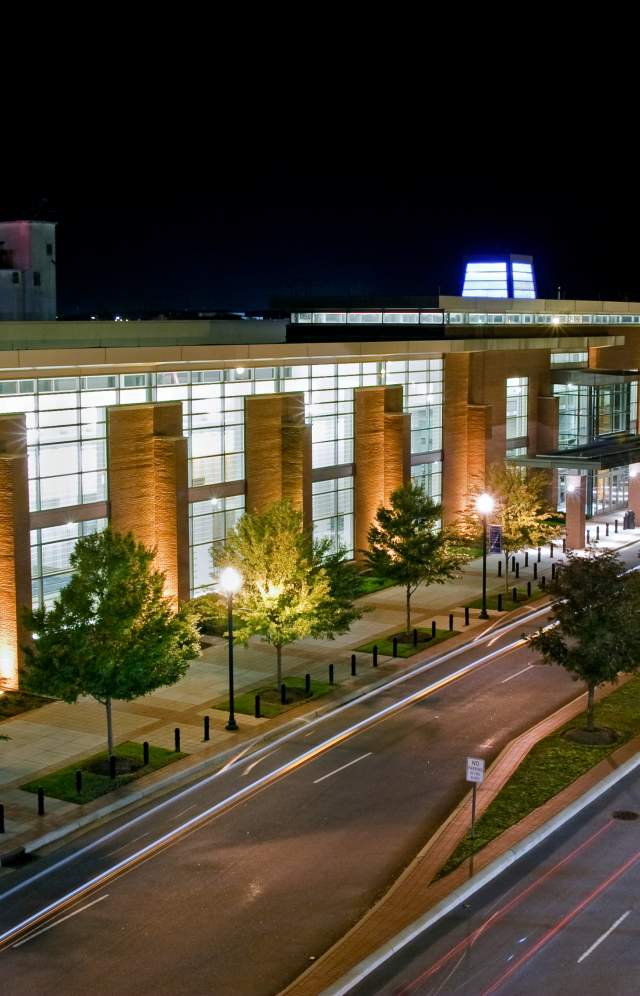 CMCC Exterior at Night