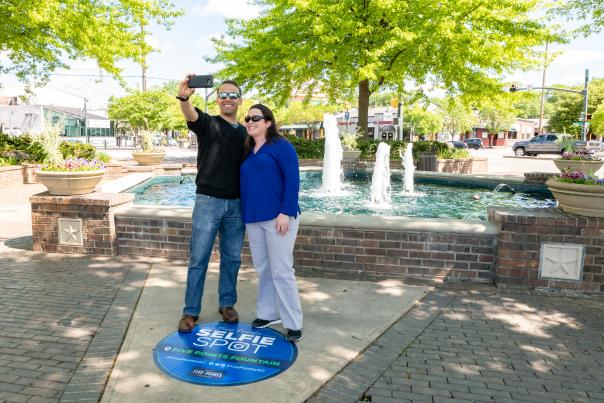 Five Points Fountain in Columbia SC