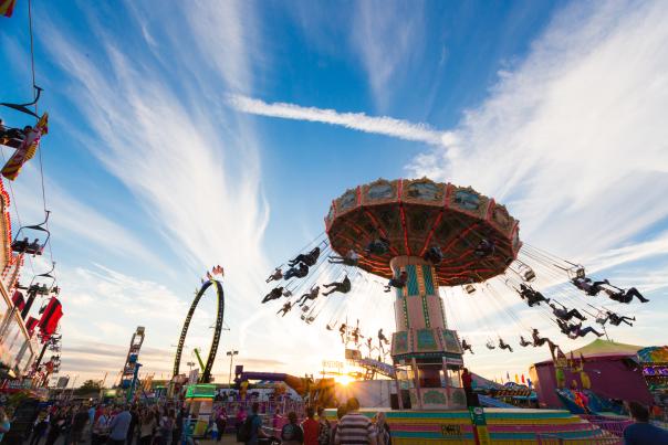 Rides at the state fair