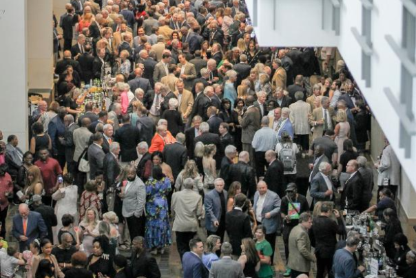 Crowd in the Columbia Metropolitan Convention Center