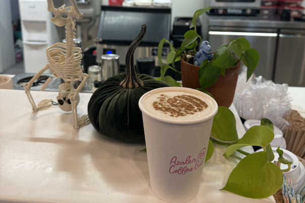 Fall drink at Azalea Coffee
