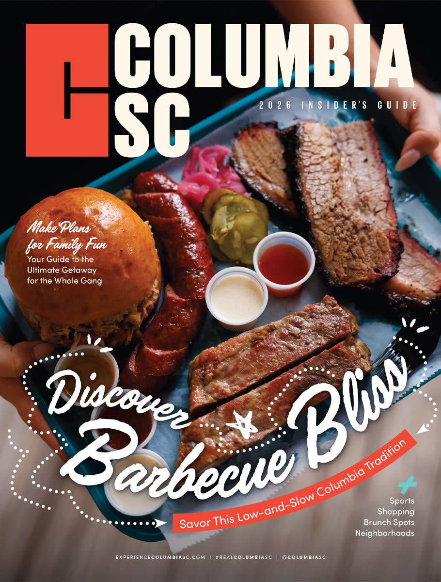 A tray barbecue meats and burgers