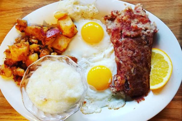 breakfast - eggs up