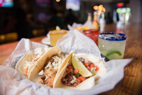 Tacos and margaritas at Cantina 76