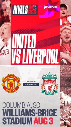 Liverpool vs Man U Soccer Graphic