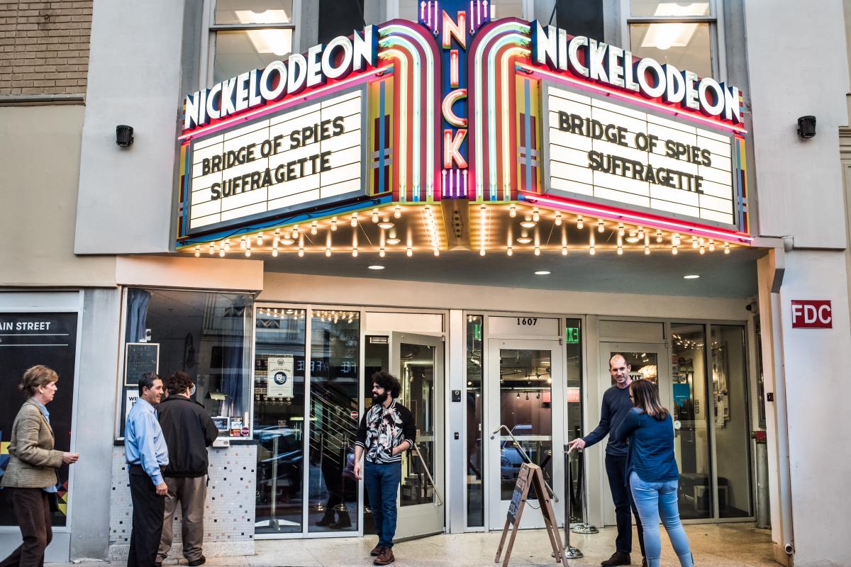 Nickelodeon Theatre on Main Street