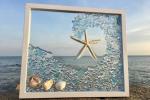 Framed Mixed Media Resin Art @ Hammer & Stain Crystal Coast