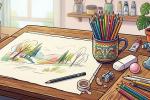 Basic Drawing Class with Sarah Grenier @ Arts Council of Carteret County