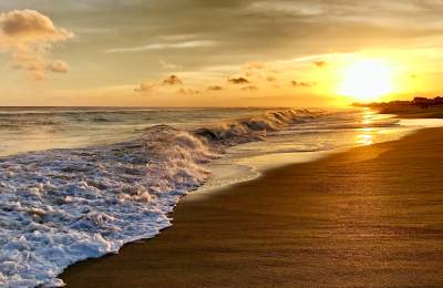 Atlantic Beach at Sunset