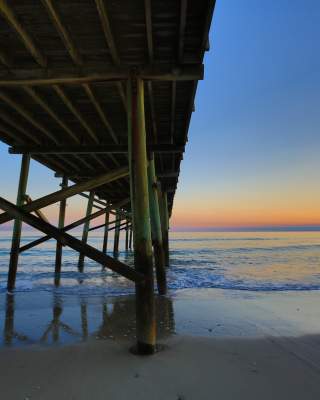 Atlantic Beach Pier Sunset