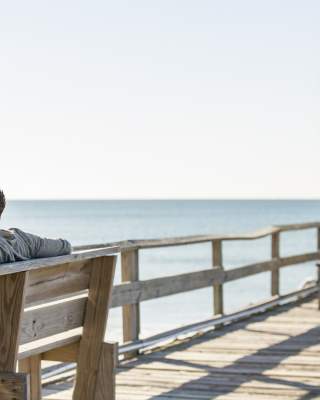 Couple On The Pier