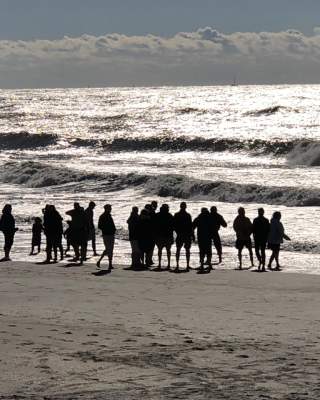 People on the beach