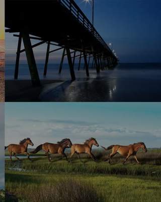 Virtual Zoom Backgrounds collage