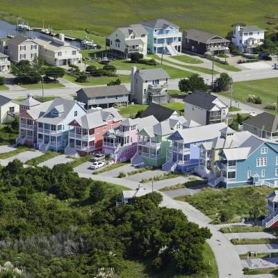 Colorful Atlantic Beach Neighborhood