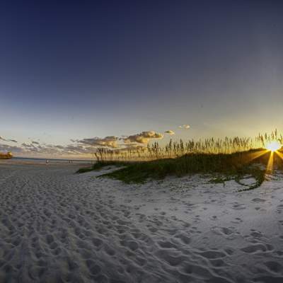 Emerald Isle Beach At Sunset