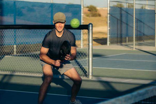 Playing Pickleball