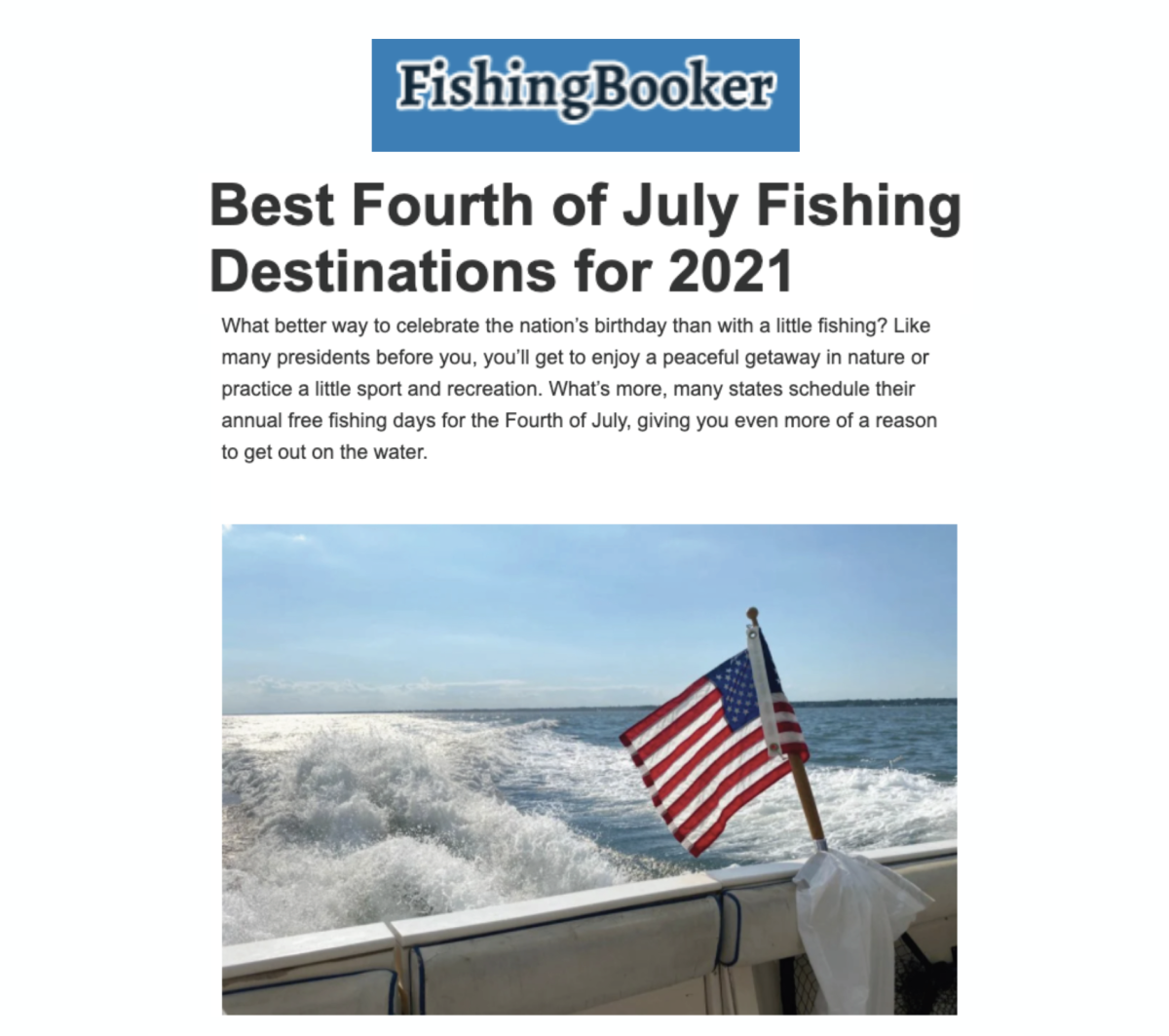 Fishing Booker