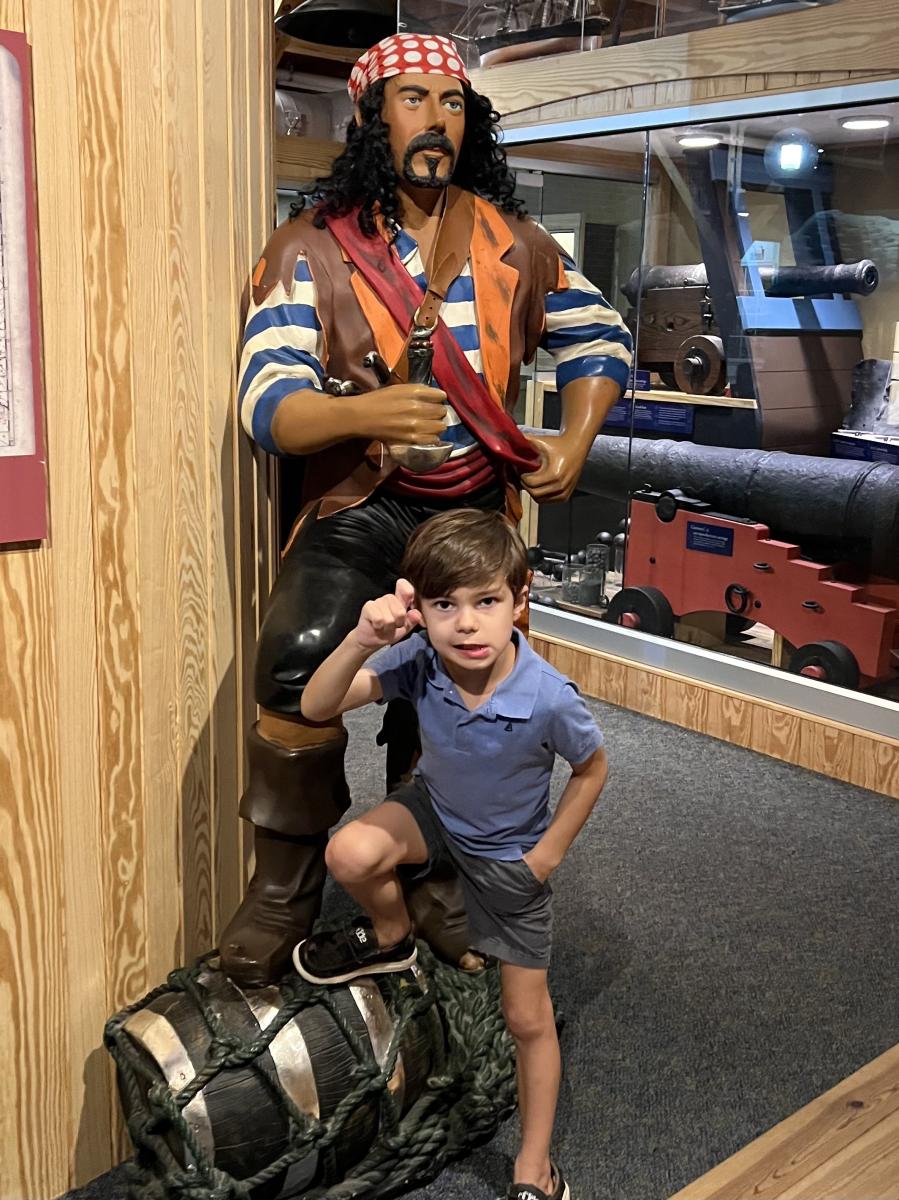 The Savvy Mama Lifestyle NC Maritime Museum Pirate