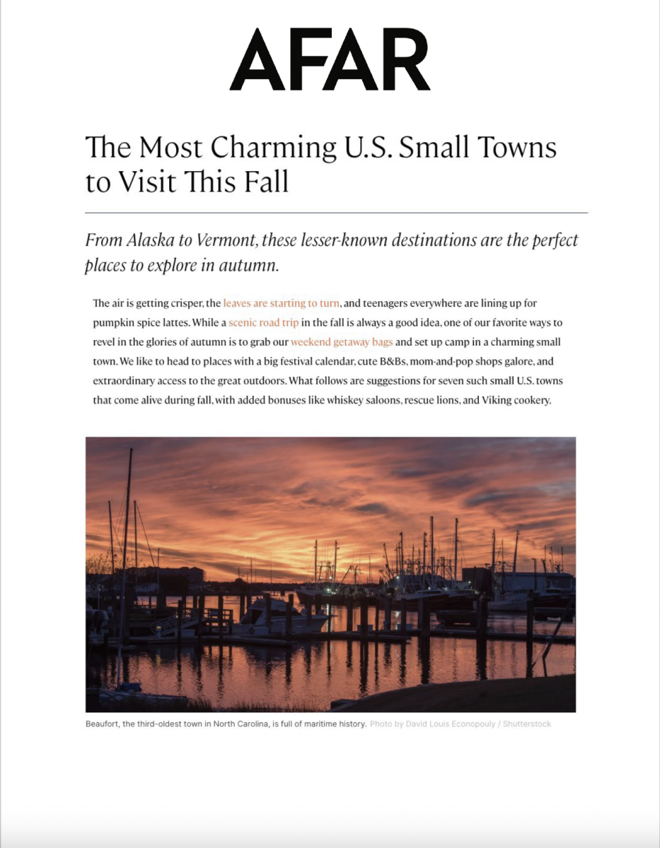 AFAR Most Charming U.S. Small Towns to Visit this Fall Cover