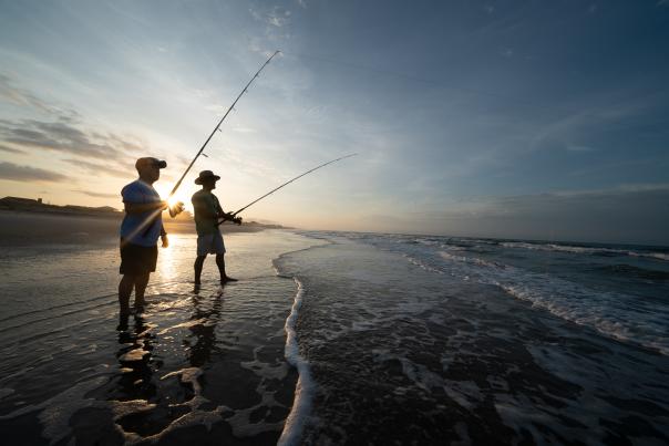 Surf Fishing on the Crystal Coast