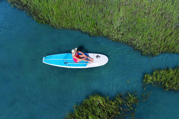 Woman on Paddleboard