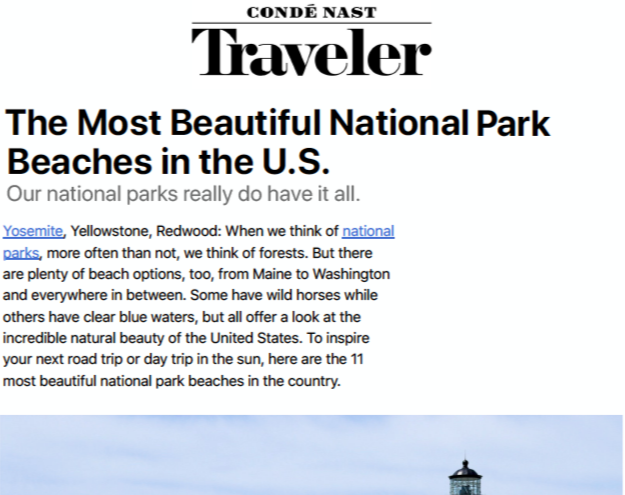 Conde Nast Traveler
