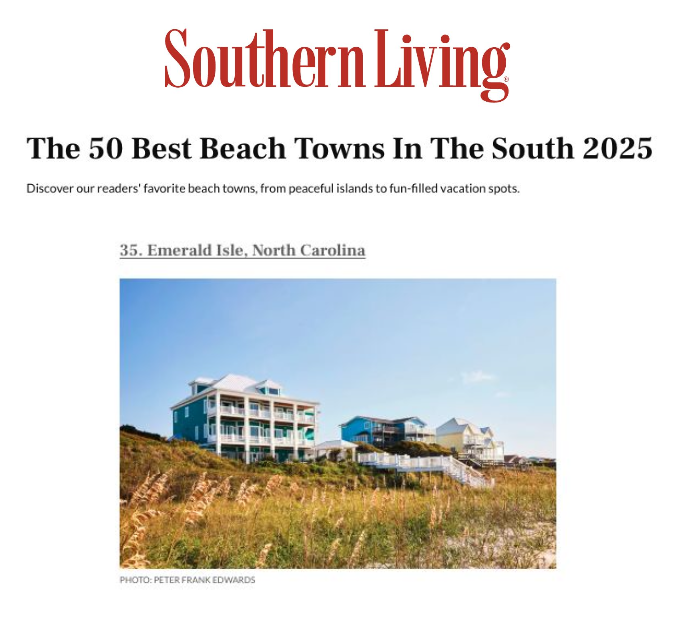 Southern Living 50 Best Beach Towns Press Covers