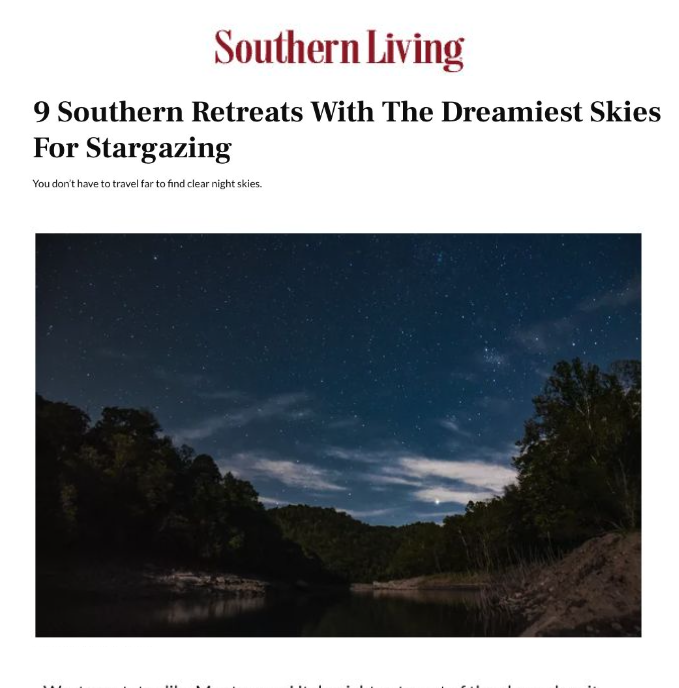 Southern Living Dreamiest Skies Press Cover